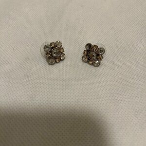 Chanel Earrings Crystal Made In France
